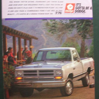 Vintage Ad: 1988 Dodge Power Ram 100  4 x 4