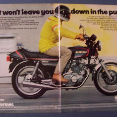 Vintage Ad: 1980  Suzuki  GS - 450E
