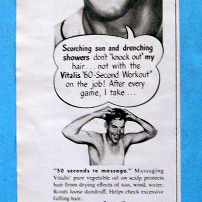 Vintage Ad: 1948 Vitalis with Bob Feller