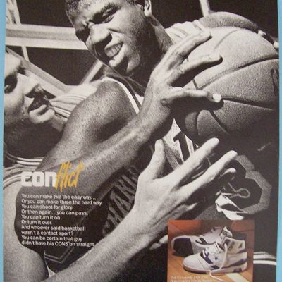 Vintage Ad: 1990 Converse ERX 350 w/ Magic Johnson