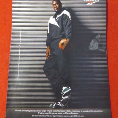 1995 Reebok Logo Warm Up Suit with Shawn Kemp