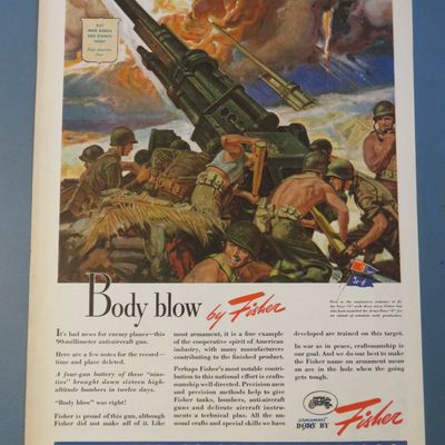 1943 Body By Fisher w/ 90 Millimeter Anti Aircraft Gun
