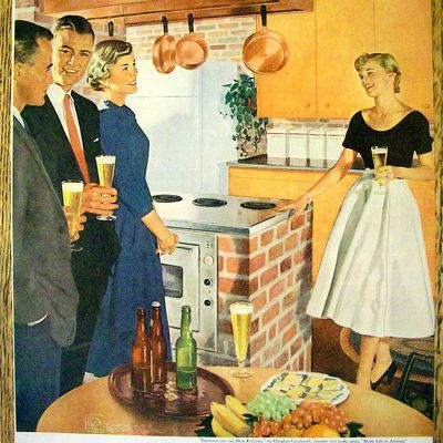 1955 Beer Belongs w/Showing Off The New Kitchen