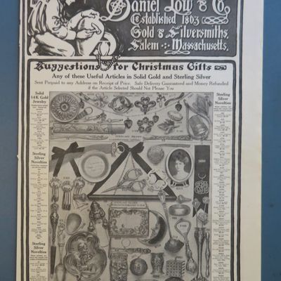 1906 Daniel Low & Company with Christmas Gifts