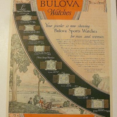 1928 Bulova Watches With Sport Watches