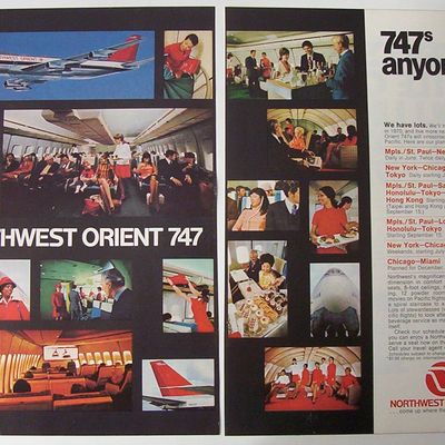 1970  Northwest  Orient  (2 Pages)
