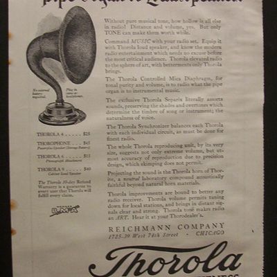 Vintage Ad: 1925 Thorola