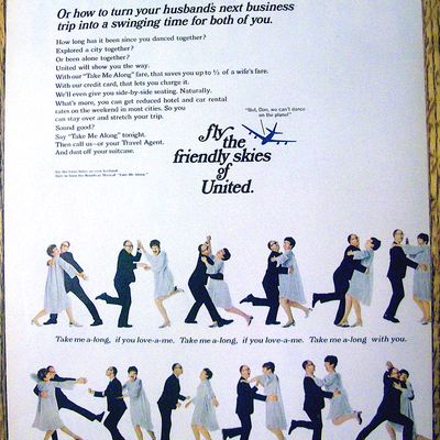 Vintage Ad: 1967 United Air Lines Take Me Along Song