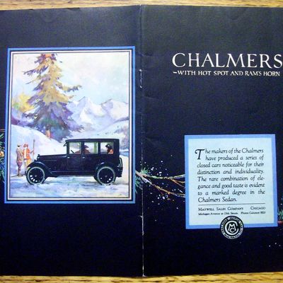 1913 Chalmers with The Sedan