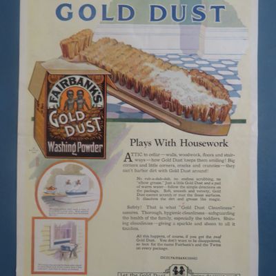 1929 Fairbank's Gold Dust Washing Powder with Brush