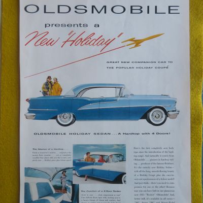 1955 Oldsmobile Automobile with the Holiday Sedan