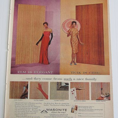 1963 Masonite With Elegant And Chic