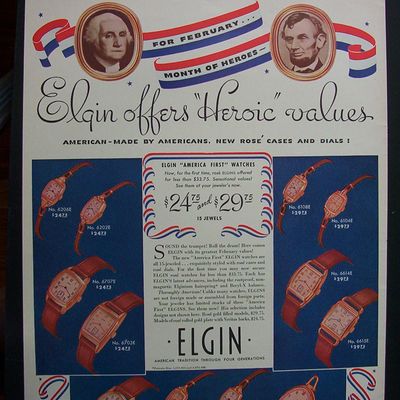 1941  Elgin  Watches