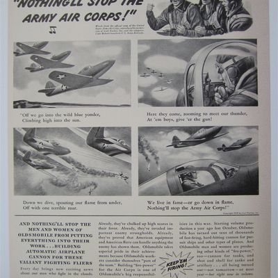 1939 Oldsmobile with Army Air Corps