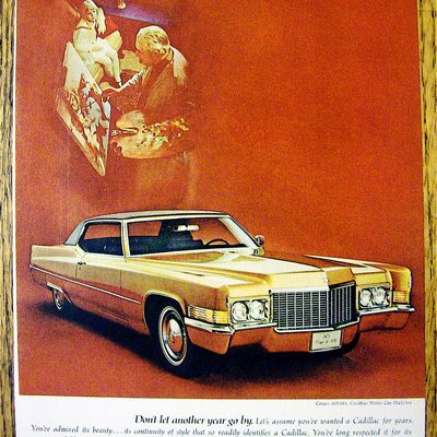 1970 Cadillac with the Coupe DeVille