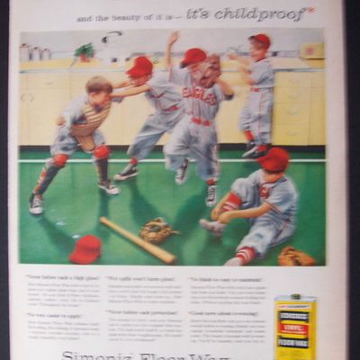 1957  Simoniz  Floor  Wax