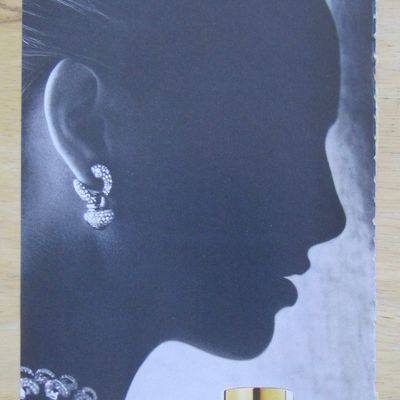 2004 Bvlgari Perfume with Lovely Side View of Woman