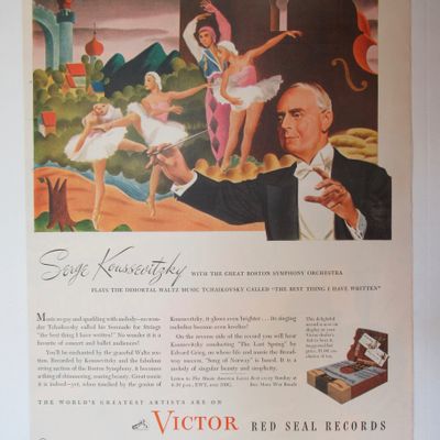 1945 Victor Red Seal Records with Serge Koussevitzky