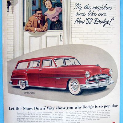 Vintage Ad: 1952 Dodge Coronet Sierra