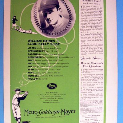 Vintage Ad: 1927 Slide Kelly Slide