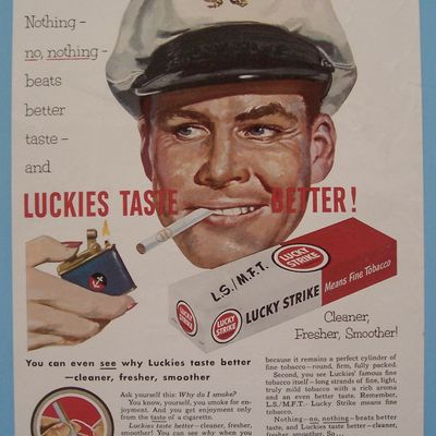 Vintage Ad: 1953 Lucky Strike Cigarettes
