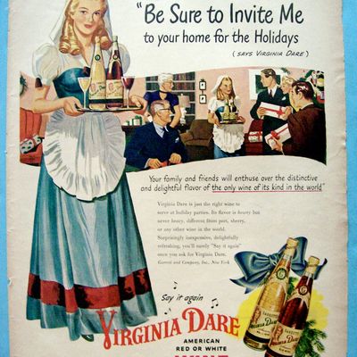 Vintage Ad: 1946 Virginia Dare Wine