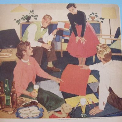 Vintage Ad: 1955 Beer Belongs By Pruett Carter
