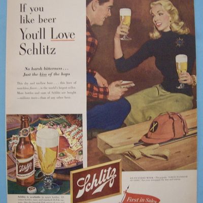 Vintage Ad: 1953 Schlitz Beer