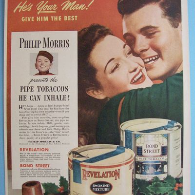 Vintage Ad: 1945 Revelation & Bond Street Pipe Tobacco