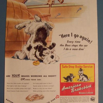 Vintage Ad: 1942 American Brakeblok Brake Lining