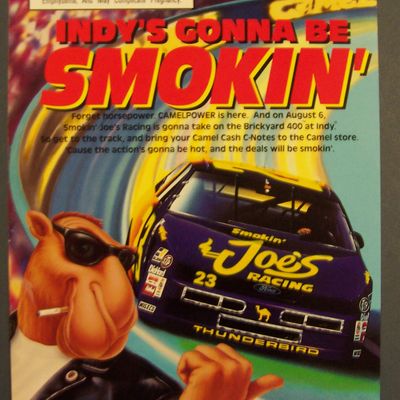 1994 Camel Cigarettes w/Joe The Camel at Race Track