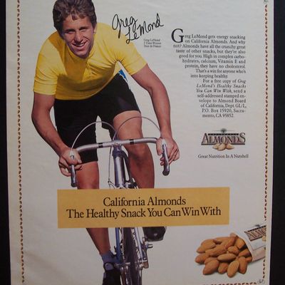 1991  California  Almonds with  Greg  Le Mond