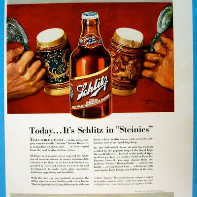 Vintage Ad: 1937 Schlitz Beer