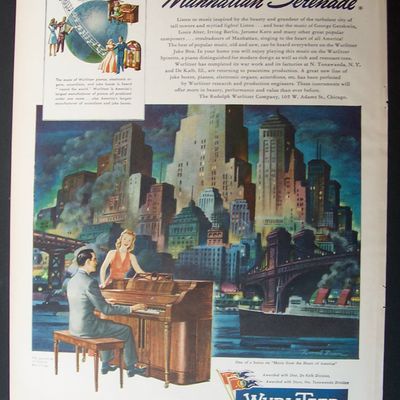 1945 Wurlitzer with A Man Playing The Piano