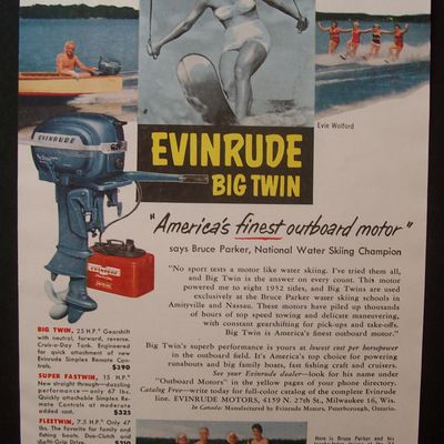 Vintage Ad: 1953 Evinrude Big Twin