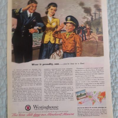 1945 Westinghouse with U. S. Merchant Marine