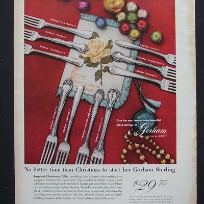 1952 Gorham Sterling with Many Different Syles
