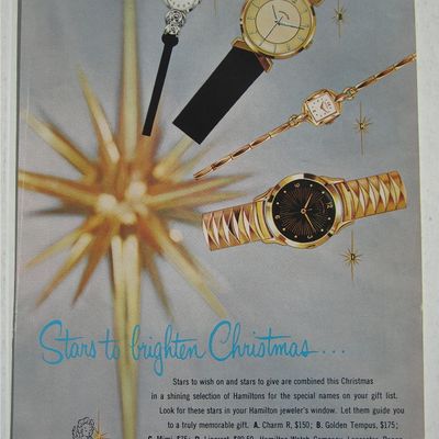 1957 Hamilton Watches with 4 Different Watches
