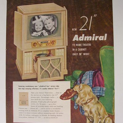 1952  Admiral  TV Home Theatre