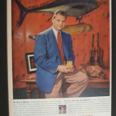 1952  Lord  Calvert  with  Ray  T.  Hickok