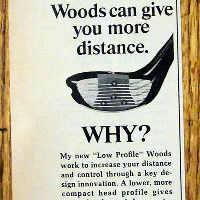 Vintage Ad: 1966 Low Profile Woods with Ben Hogan