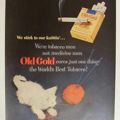 1951  Old  Gold  Cigarettes