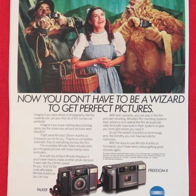 1986 Minolta Camera with Talker & Freedom II Cameras