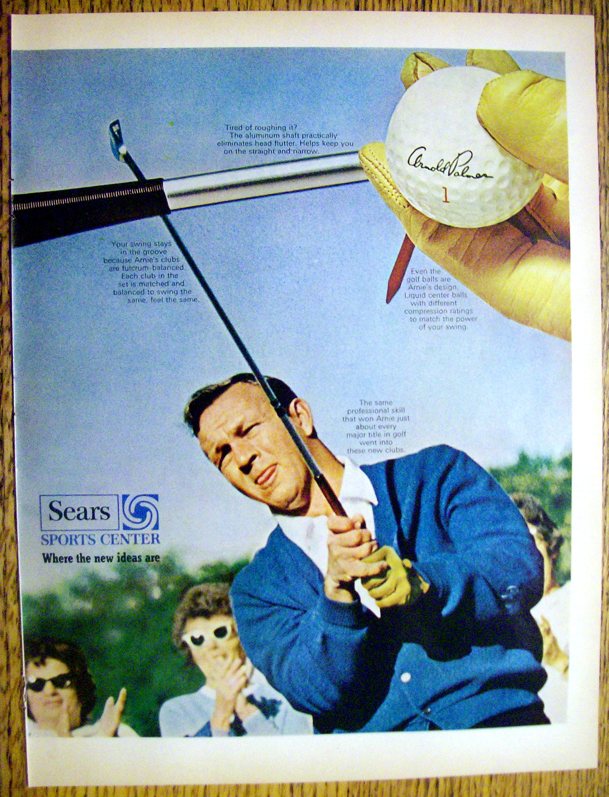 Vintage Ad: 1969 Sears Sports Center w/Arnold Palmer
