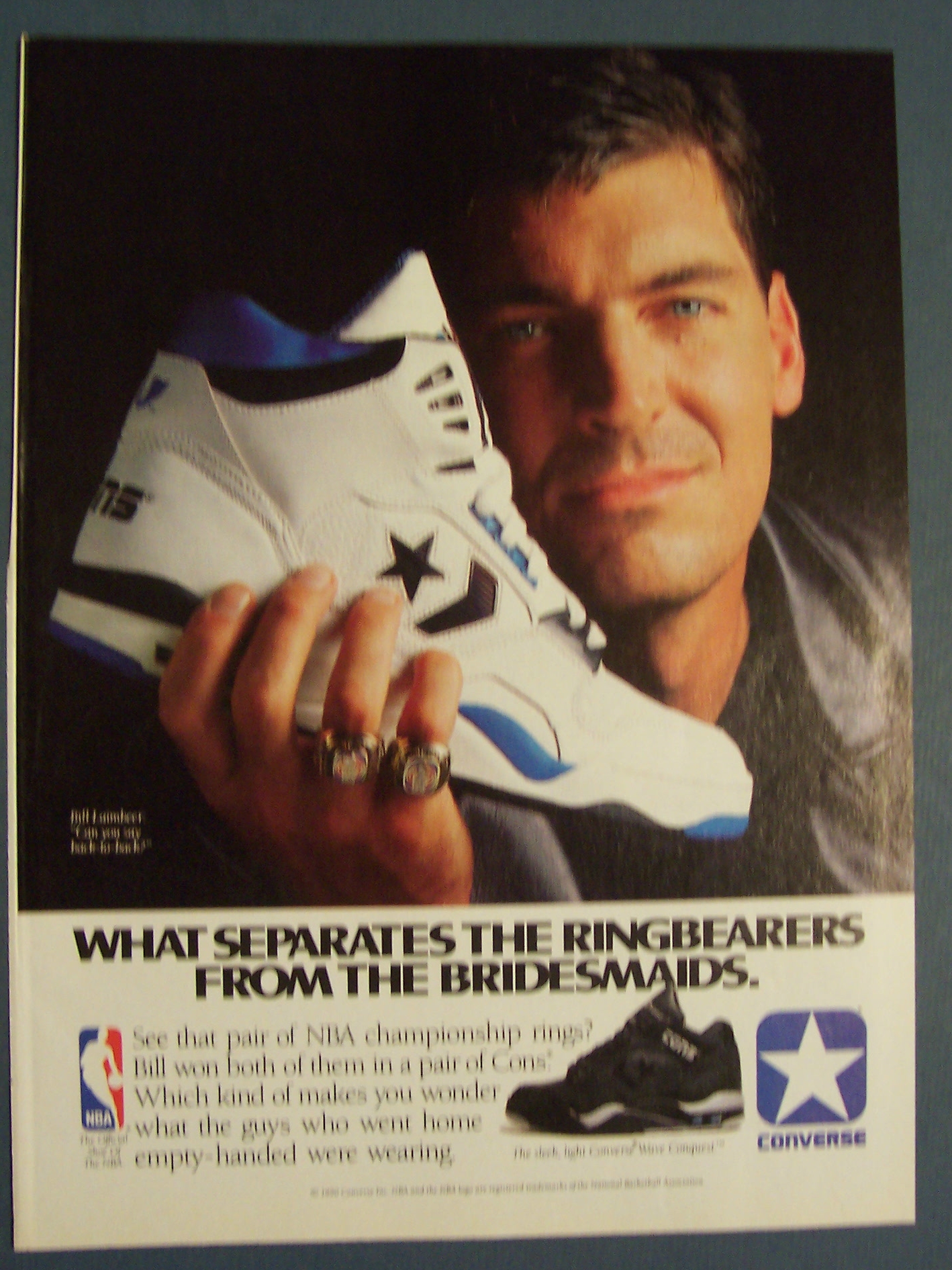 Vintage Ad: 1990 Converse Shoes with Bill Laimbeer
