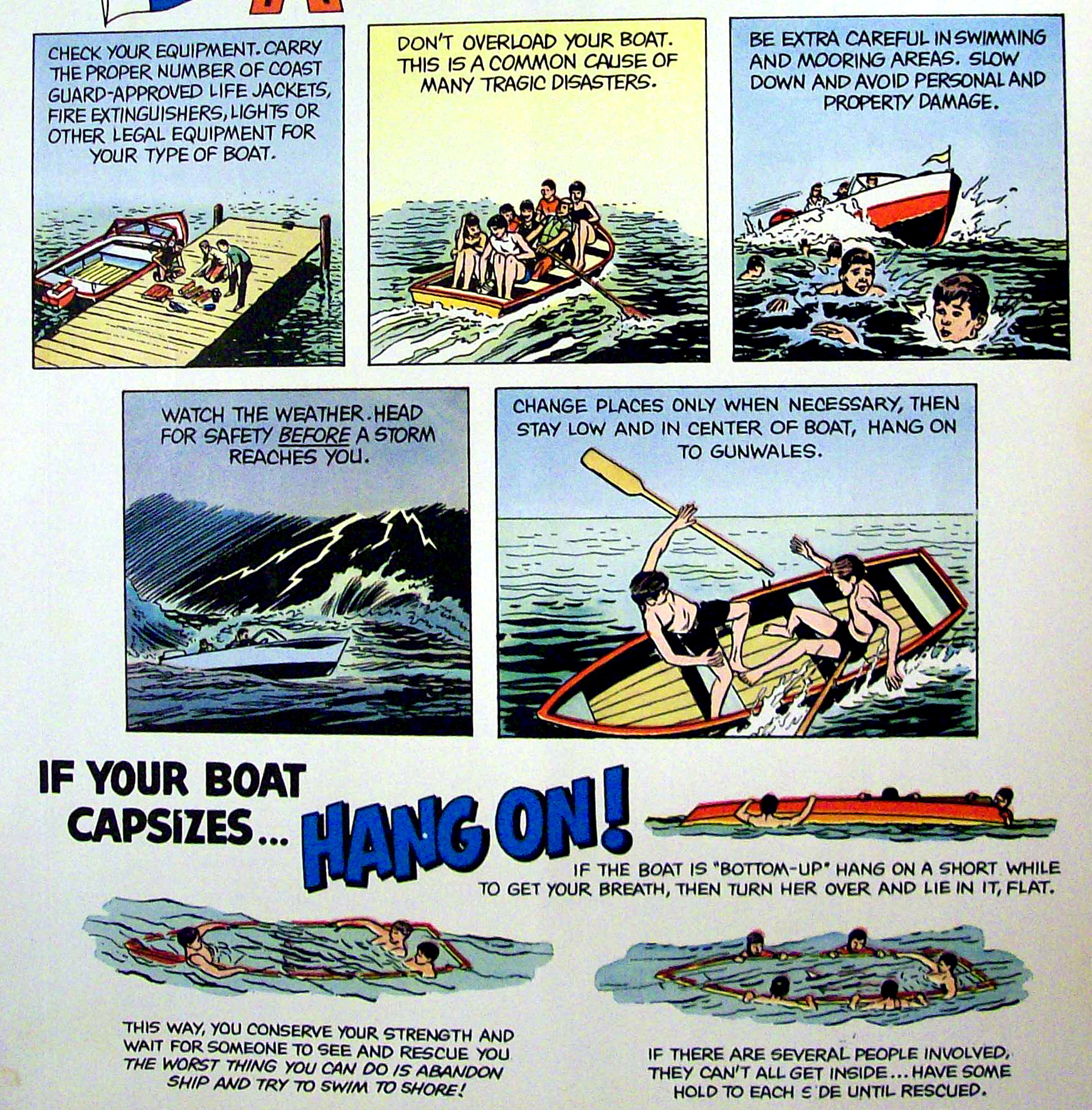 Vintage Ad: 1968 Boat Safety Always