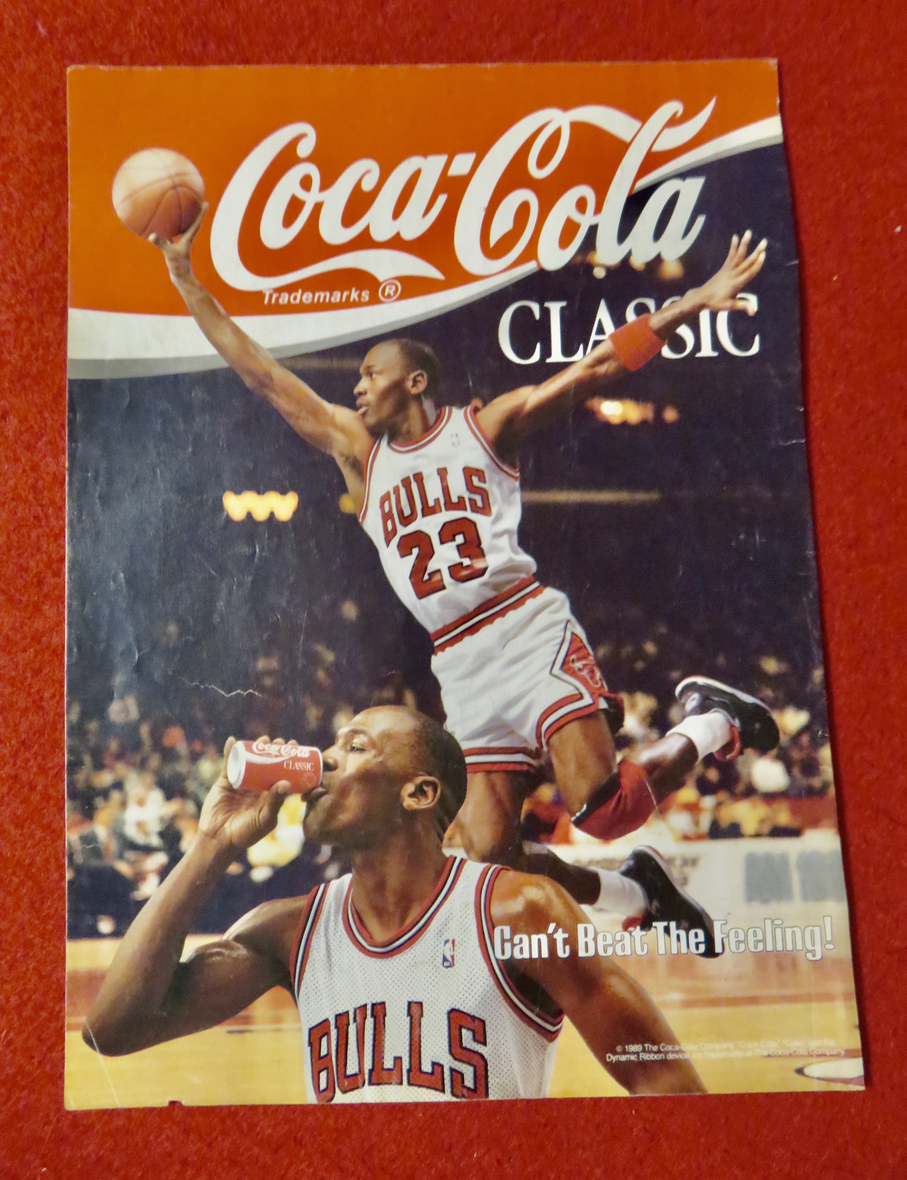 1989 Coca Cola (Coke) with Basketball's Michael Jordan