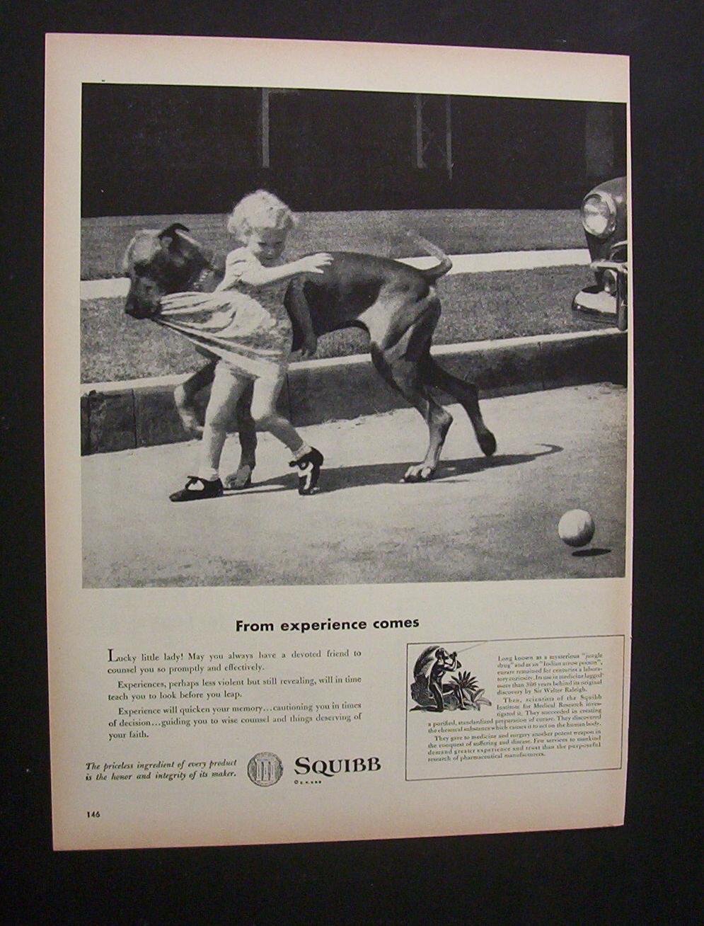 Vintage Ad: 1952  Squibb