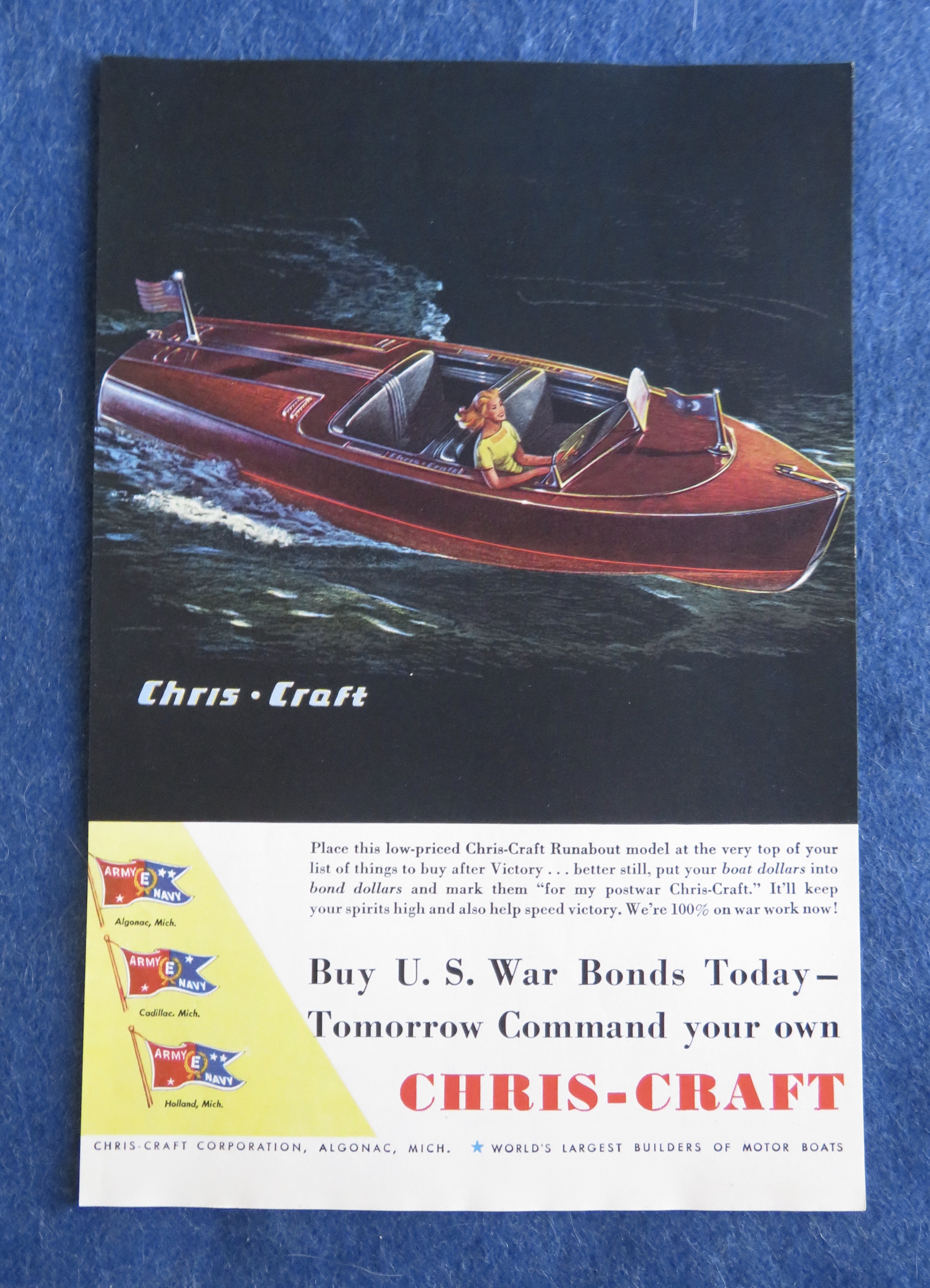 1944 Chris Craft with the Runabout Model