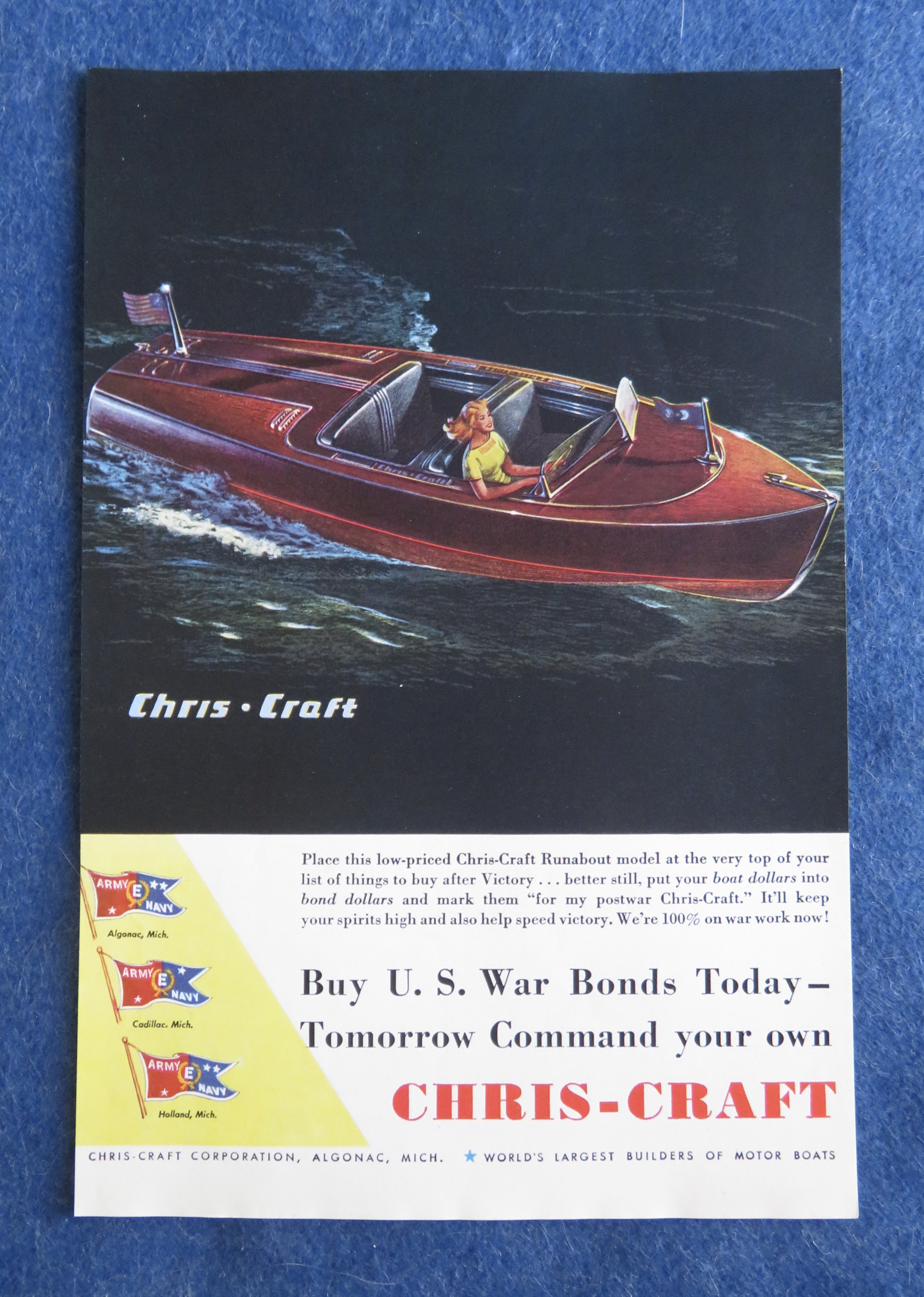 1944 Chris Craft with the Runabout Model
